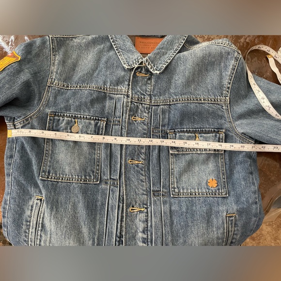 Lucky Brand X Yellowstone Men's Type 2 Pintuck Denim Jacket TV Show Size M - Picture 13 of 14